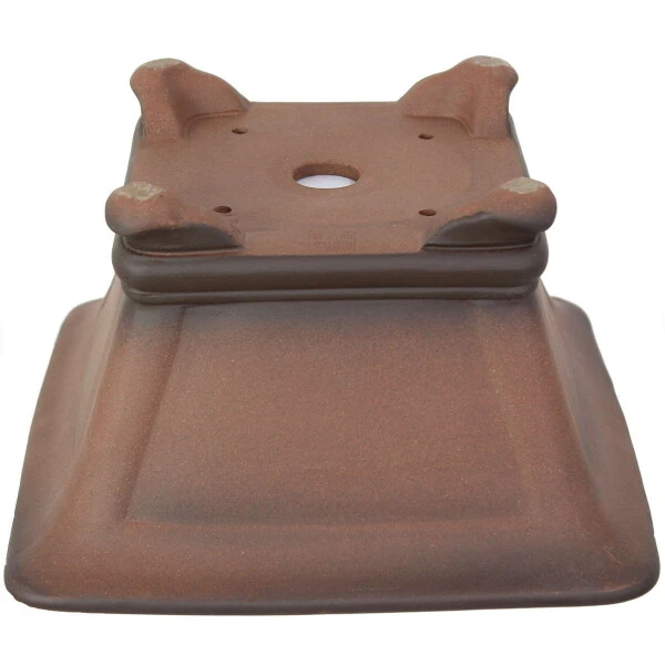 Bonsaischale 27x27x15cm Antik-Braun Quadratisch Unglasiert 4 Bonsaischale 27x27x15cm Antik-Braun Quadratisch Unglasiert – Bild 2