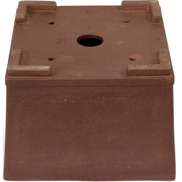 Bonsaischale 29x29x21cm Braun Quadratisch Unglasiert 4 Bonsaischale 29x29x21cm Braun Quadratisch Unglasiert – Bild 2