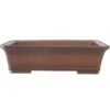 Bonsaischale 46x36.5x12cm Antik-Braun Rechteckig Unglasiert -Pflanzen-Bonsai-Shop h46 171 ab