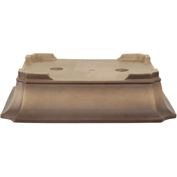 Bonsaischale 47x38x12.5cm Antik-Grau Rechteckig Unglasiert 4 Bonsaischale 47x38x12.5cm Antik-Grau Rechteckig Unglasiert – Bild 2