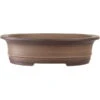 Bonsaischale 46.5x37.5x12.5cm Antik-Grau Oval Unglasiert -Pflanzen-Bonsai-Shop h47 452 ag