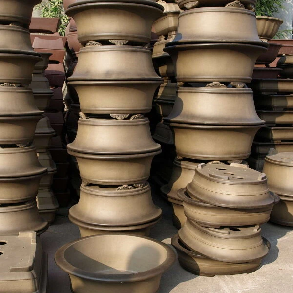 Bonsaischale 46.5x37.5x12.5cm Antik-Grau Oval Unglasiert 8 Bonsaischale 46.5x37.5x12.5cm Antik-Grau Oval Unglasiert – Bild 6