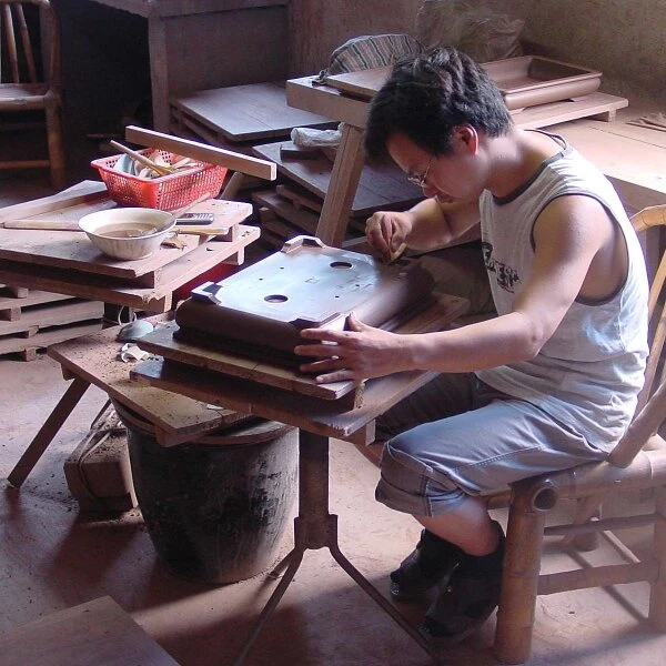 Bonsaischale 50x36x15.5cm Antik-Braun Rechteckig Unglasiert 6 Bonsaischale 50x36x15.5cm Antik-Braun Rechteckig Unglasiert – Bild 4