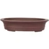 Bonsaischale 51.5x42x11.5cm Braun Oval Unglasiert -Pflanzen-Bonsai-Shop h52 447 b