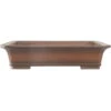 Bonsaischale 56.5x43x12.5cm Antik-Braun Rechteckig Unglasiert -Pflanzen-Bonsai-Shop h57 171 ab