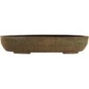 Bonsaischale 39x28.5x7.5cm Braun Oval Unglasiert -Pflanzen-Bonsai-Shop p39ov x031