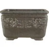 Bonsaischale 15x15x9cm Dunkelbraun Quadratisch Unglasiert -Pflanzen-Bonsai-Shop s15 822 db