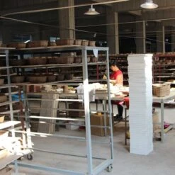 Bonsaischale 15x15x9cm Dunkelbraun Quadratisch Unglasiert -Pflanzen-Bonsai-Shop s15 822 db5