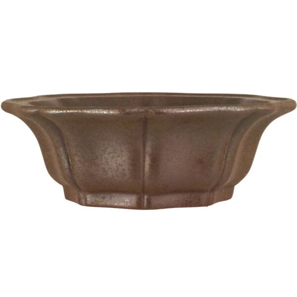 Bonsaischale 18x18x6cm Dunkelbraun Sonstige Form Unglasiert 3 Bonsaischale 18x18x6cm Dunkelbraun Sonstige Form Unglasiert