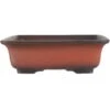 Bonsaischale 20.5x20.5x6.5cm Antik-Rotbraun Quadratisch Unglasiert -Pflanzen-Bonsai-Shop s21 837 ar