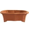 Bonsaischale 25x20x8cm Braun Sonstige Form Unglasiert -Pflanzen-Bonsai-Shop s25 801 u