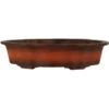 Bonsaischale 25x16.5x6cm Antik-Rotbraun Lotusförmig Unglasiert -Pflanzen-Bonsai-Shop s25 840 ar