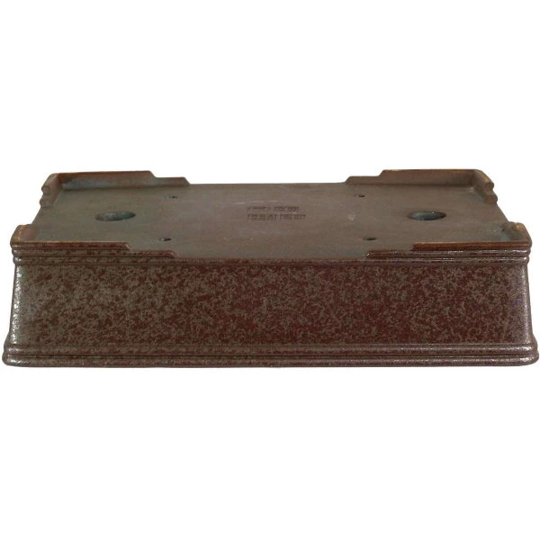 Bonsaischale 25.5x19x6cm Dunkelbraun Rechteckig Unglasiert 4 Bonsaischale 25.5x19x6cm Dunkelbraun Rechteckig Unglasiert – Bild 2