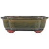 Bonsaischale 25.5x20.5x8cm Dunkeloliv Sonstige Form Glasiert -Pflanzen-Bonsai-Shop s26 821 do