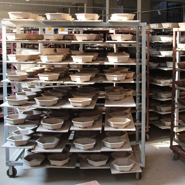 Bonsaischale 31x22.5x6.5cm Dunkelbraun Rechteckig Unglasiert 5 Bonsaischale 31x22.5x6.5cm Dunkelbraun Rechteckig Unglasiert – Bild 3