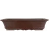 Bonsaischale 37.5x27x8.5cm Dunkelbraun Rechteckig Unglasiert -Pflanzen-Bonsai-Shop s38 020 db