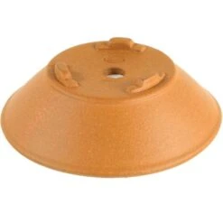 Bonsaischale 8.9x8.9x2.7cm Handarbeit Gelb Rund Unglasiert -Pflanzen-Bonsai-Shop y09 717 y2