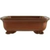 Bonsaischale 15x12x5cm Masteredition Antik Braun Rechteckig Unglasiert -Pflanzen-Bonsai-Shop y15 139 b