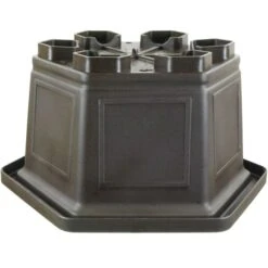 Bonsaischale 33.6x33.6x20.3cm Dunkelbraun Sechseckig Kunststoff -Pflanzen-Bonsai-Shop z ps h34 db3